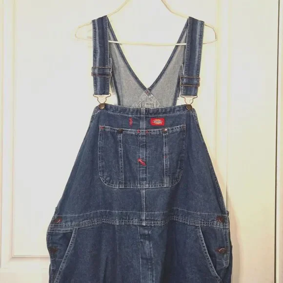 Dickies Denim Bib Overalls - Picture 2 of 7